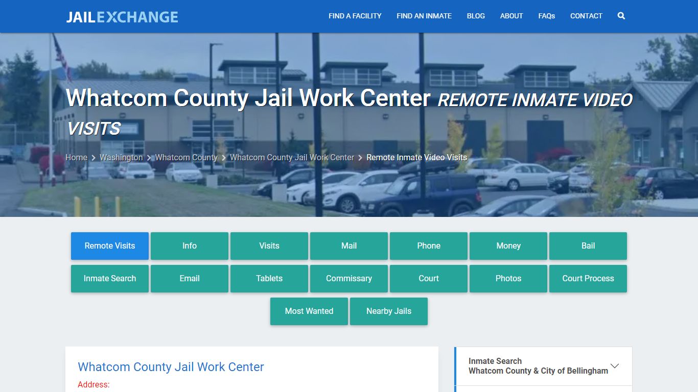 Video Visitation - Whatcom County Jail Work Center, WA